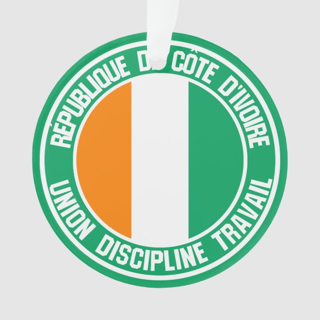 Adorno Emblema de Costa de Marfil (Anverso)