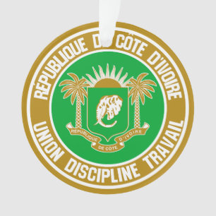 Adorno Emblema de Costa de Marfil