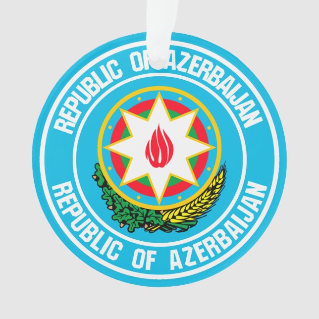 Adorno Emblema de la Ronda de Azerbaiyán (Anverso)