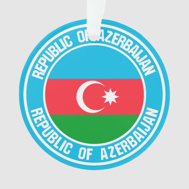 Adorno Emblema de la Ronda de Azerbaiyán (Anverso)