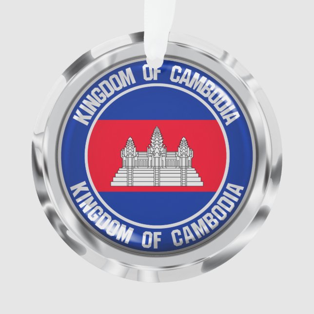Adorno Emblema de la Ronda de Camboya (Anverso)