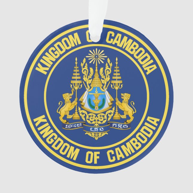 Adorno Emblema de la Ronda de Camboya (Anverso)
