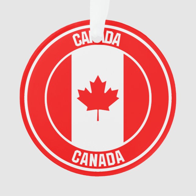 Adorno Emblema de la Ronda de Canadá (Anverso)
