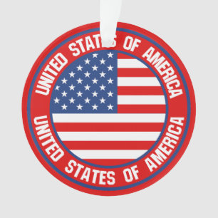 Adorno Emblema de la Ronda de Estados Unidos