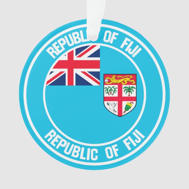 Adorno Emblema de la Ronda de Fiyi (Anverso)
