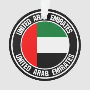 Adorno Emblema de la Ronda de los Emiratos Árabes Unidos