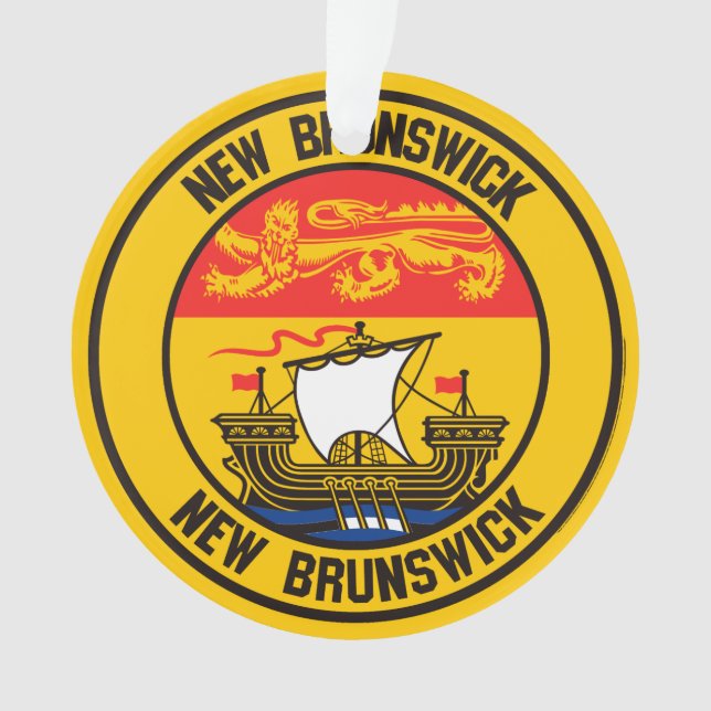 Adorno Emblema de la ronda de New Brunswick (Anverso)