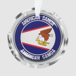 Adorno Emblema de la Ronda de Samoa Americana