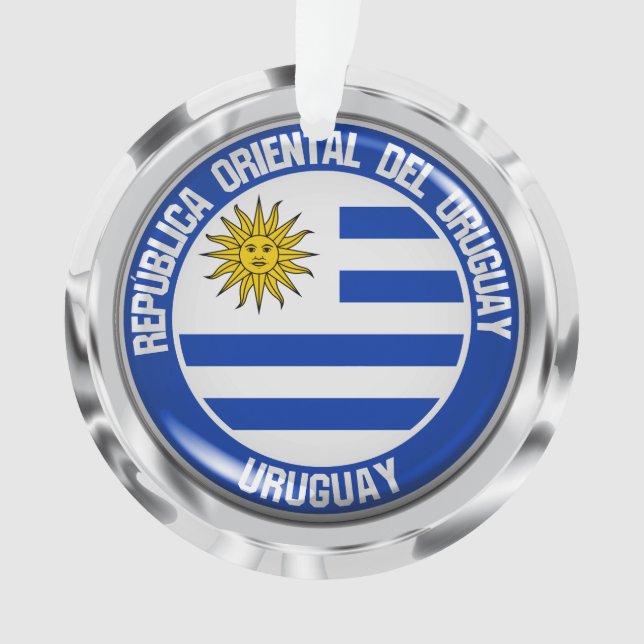 Adorno Emblema de la Ronda Uruguay (Anverso)