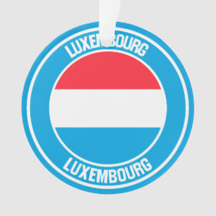 Adorno Emblema redondeado de Luxemburgo