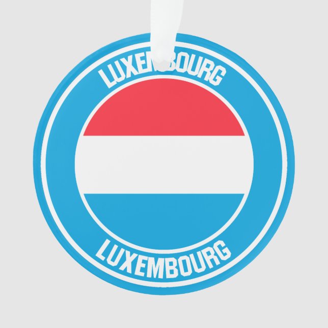 Adorno Emblema redondeado de Luxemburgo (Anverso)