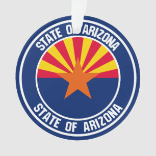 Adorno Emblema redondo de Arizona