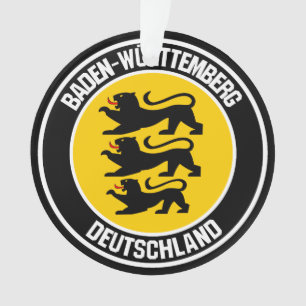 Adorno Emblema redondo de Baden-Württemberg