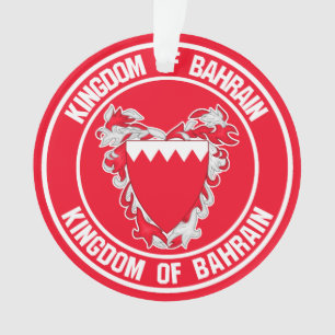 Adorno Emblema redondo de Bahrein