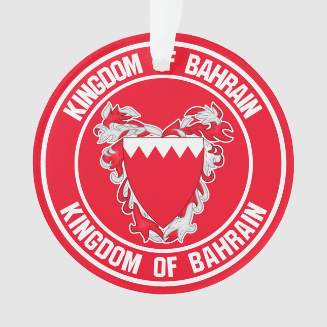 Adorno Emblema redondo de Bahrein (Anverso)