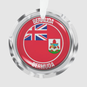 Adorno Emblema redondo de Bermudas