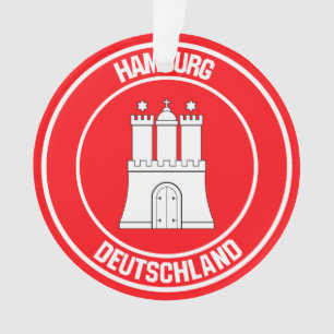 Adorno Emblema redondo de Hamburgo