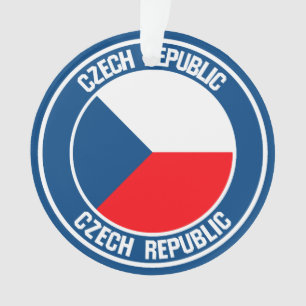 Adorno Emblema redondo de la República Checa