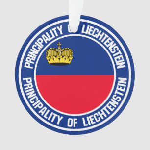 Adorno Emblema redondo de Liechtenstein
