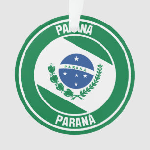 Adorno Emblema redondo de Paraná