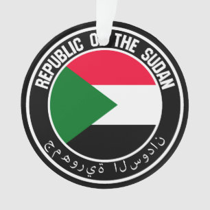 Adorno Emblema redondo de Sudán