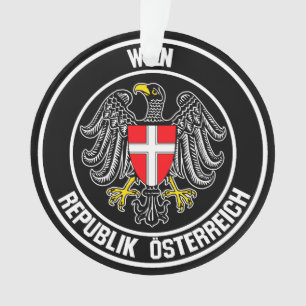 Adorno Emblema redondo de Viena