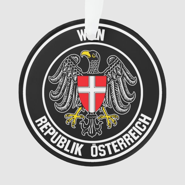 Adorno Emblema redondo de Viena (Anverso)