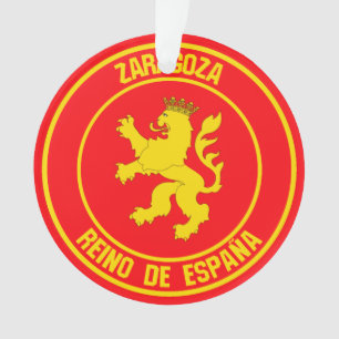 Adorno Emblema redondo de Zaragoza