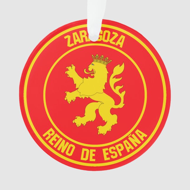 Adorno Emblema redondo de Zaragoza (Anverso)