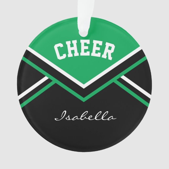 Adorno Emocionante animador verde 📣 💖 Cheer (Anverso)