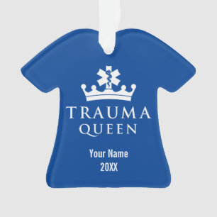 Adorno EMS Personalizado EMT Reina de trauma paramédico