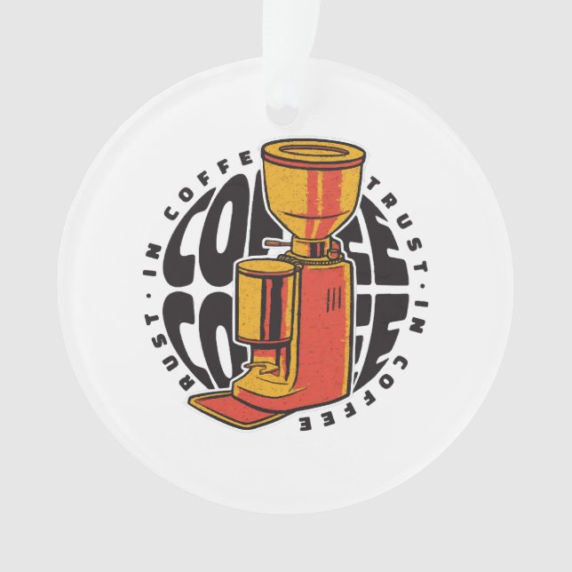 Adorno En café confiamos (Anverso)