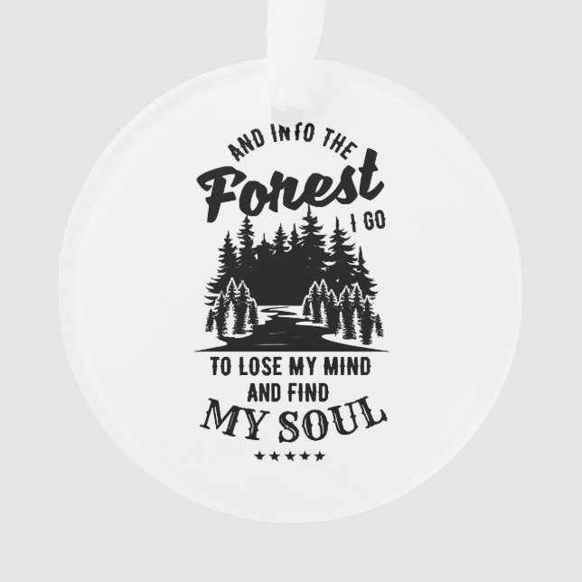 Adorno En el bosque voy (Anverso)