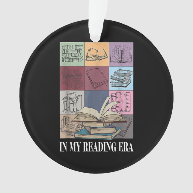 Adorno En mi época de lectura, amante de los libros (Anverso)