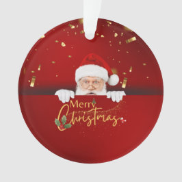 Adorno Encantador Santa Claus Feliz Navidad