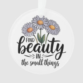 Adorno Encontrar belleza en las cosas pequeñas