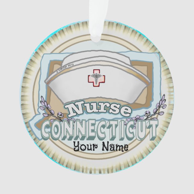 Adorno Enfermera de Connecticut (Anverso)