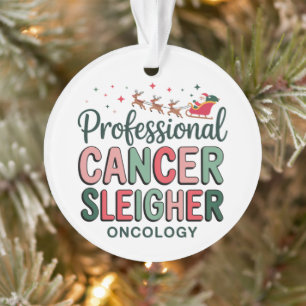 Adorno Enfermera de oncología Navidad Cáncer Quimioterapi