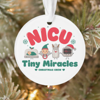 Adorno Enfermera de tripulación de Navidad NICU Pequeños 