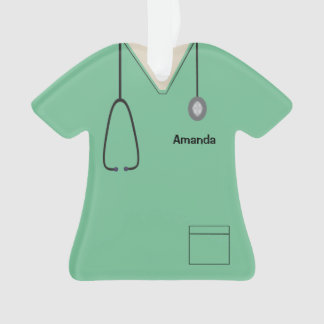 Adorno Enfermera uniforme para Navidades Camisas Verdes