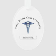 Enfermería Primera Ceremonia de Abrigo Blanco