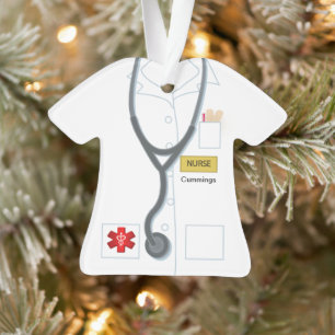 Adorno Enfermero Médico Uniforme Novedad Personalizada A