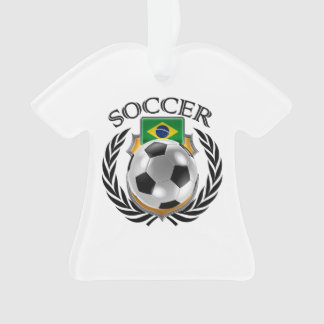 Adorno Engranaje de la fan del fútbol 2016 del Brasil