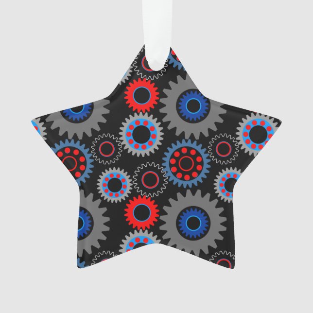 Adorno Engranajes coloridos (Anverso)