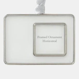 Adorno enmarcado personalizado (horizontal), tono