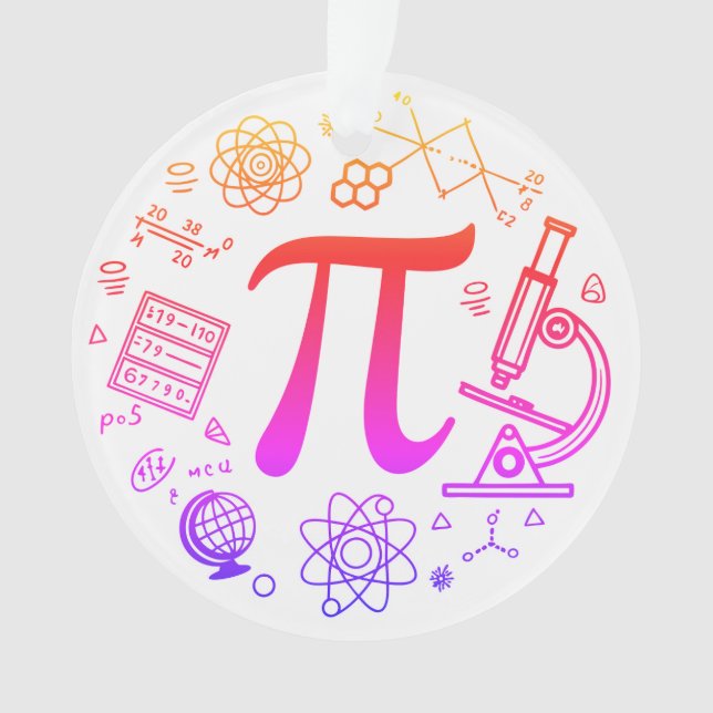 Adorno Entusiasta de Pi (Anverso)