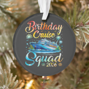 Adorno Equipo de crucero de cumpleaños 2026