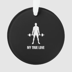 Adorno Equipo de entrenamiento de Mens Weightlifter Barbe