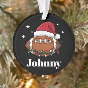 Adorno Equipo de fútbol americano personalizado de Navida