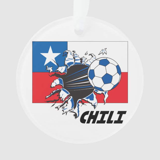 Adorno Equipo de fútbol de Chile (Anverso)